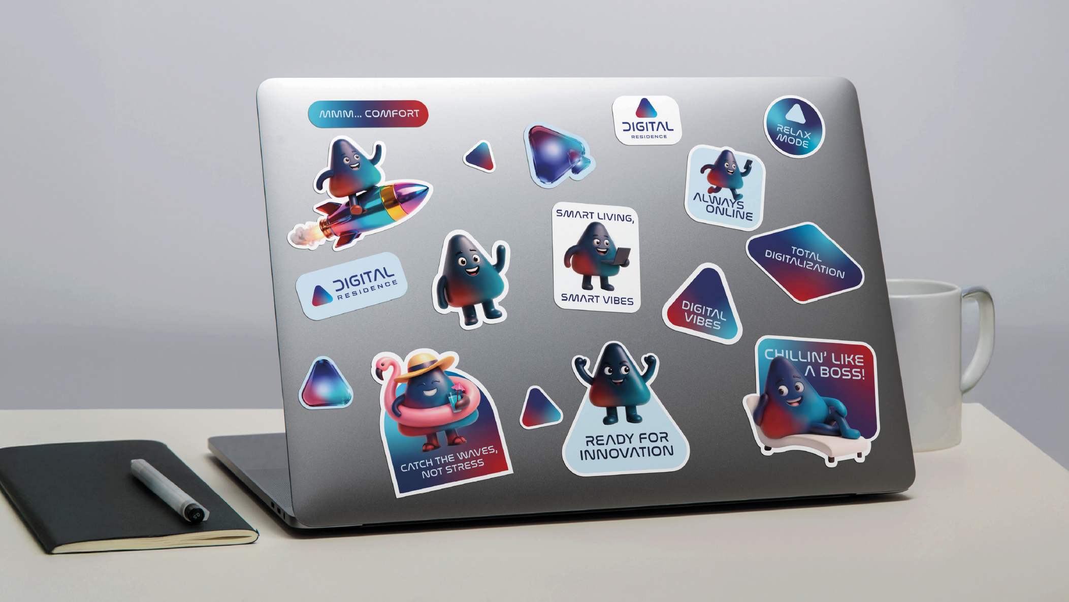 Brand identity for Digital Residence, image 13