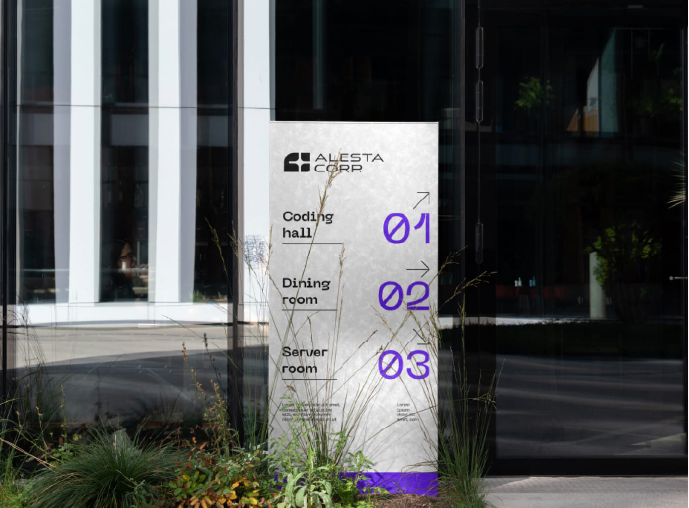 Brand identity for ALESTA CORP, image 7