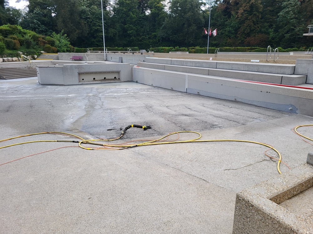 Untergrundvorbereitung (2500bar)