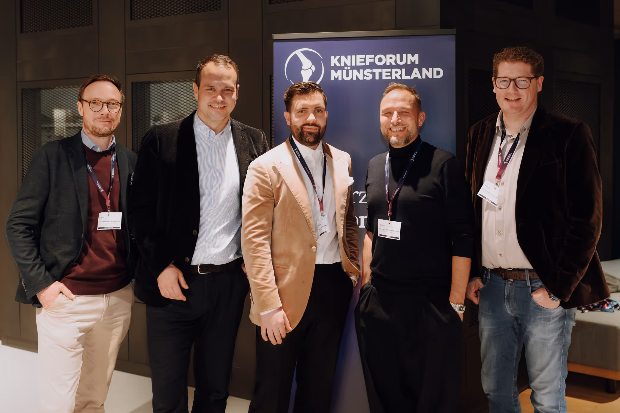 Selfie von Fachbesuchern des Knieforum Münsterland