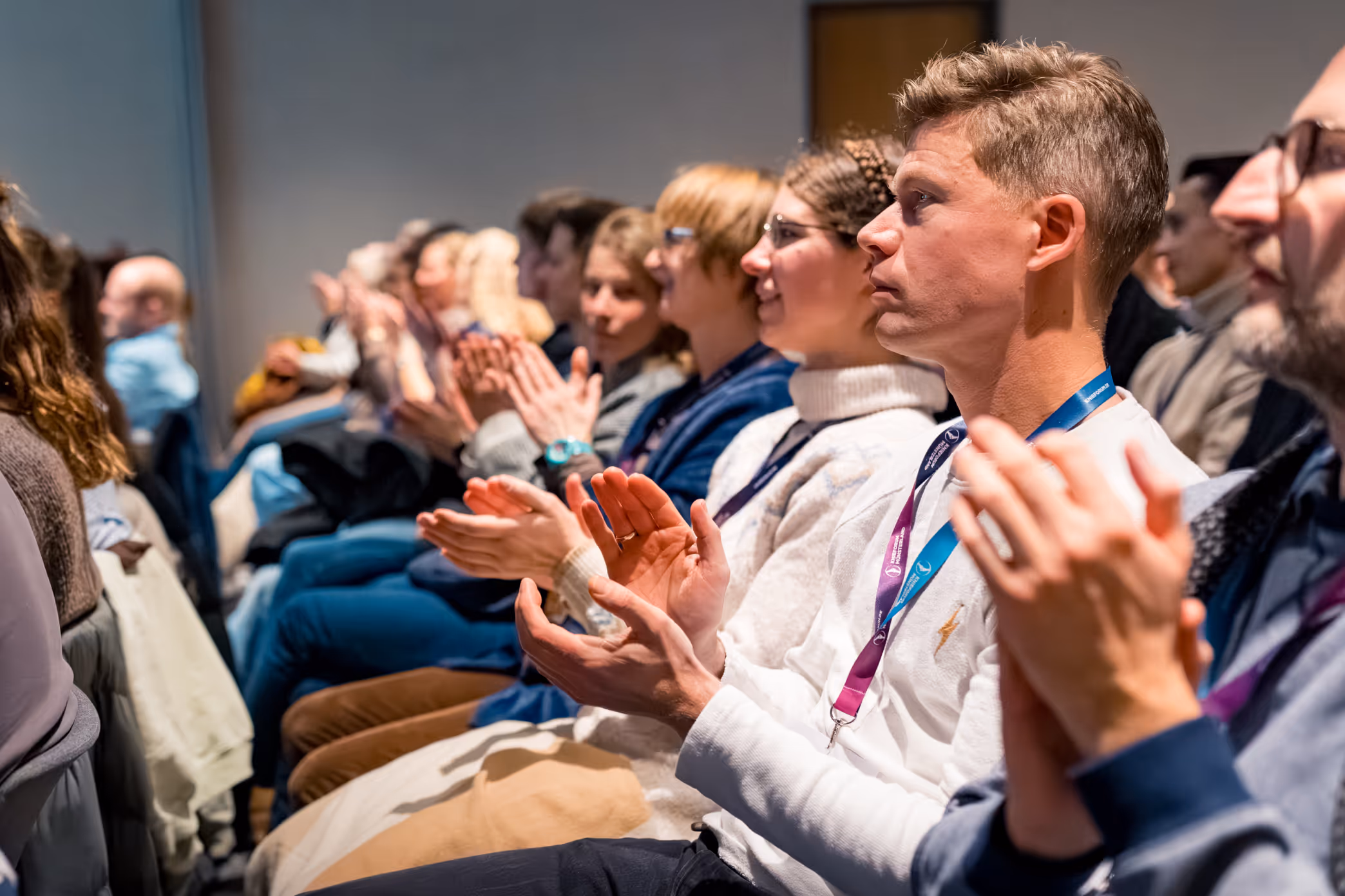 Referenten beim Vortrag auf dem Knieforum Münsterland