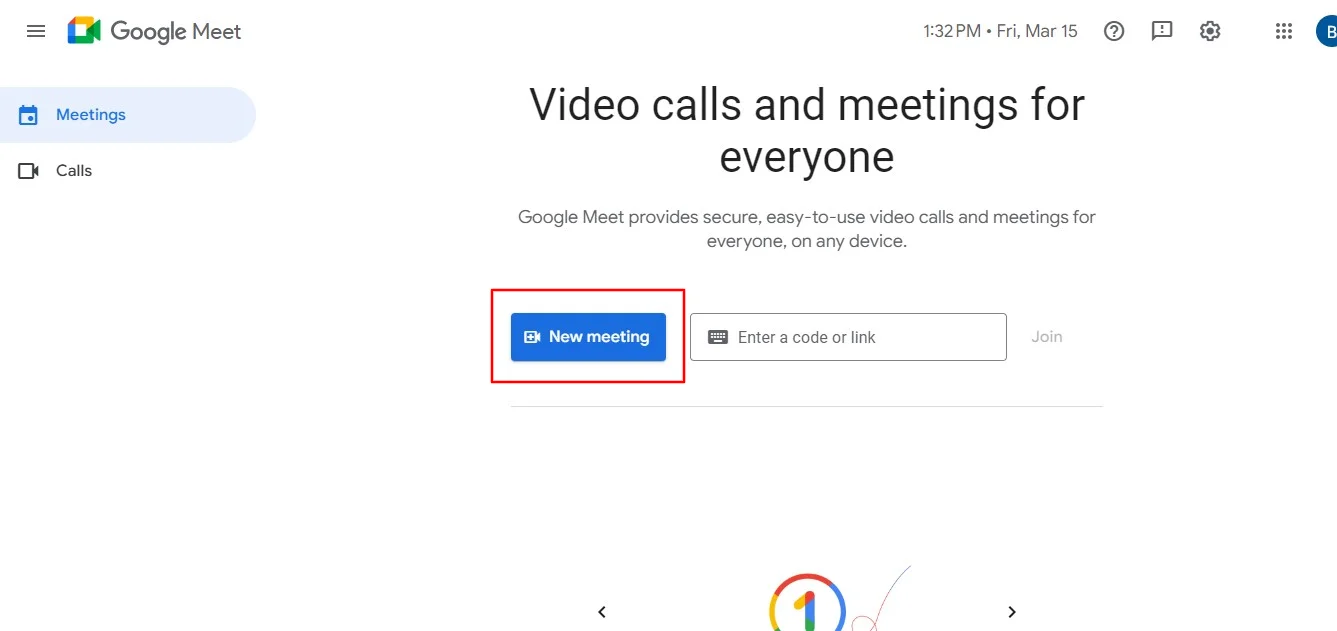 How to adjust New Meeting settings