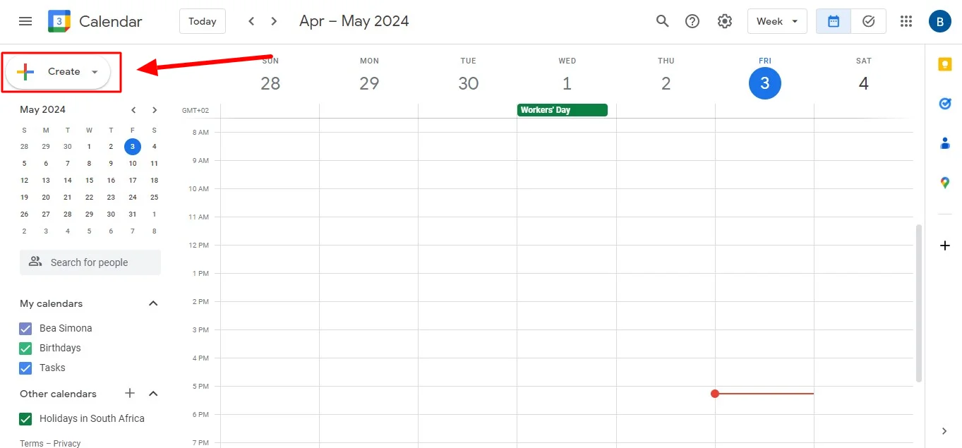 How to create a permanent Google Meet link in Calendar