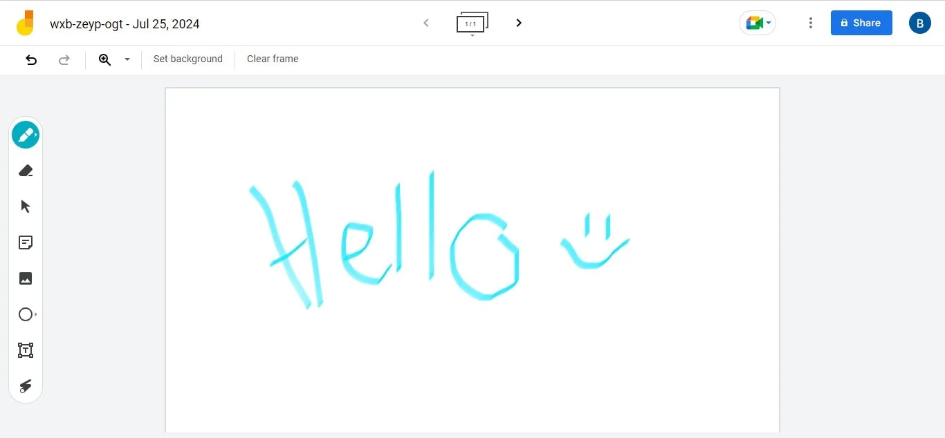 How to use Jamboard during a Google Meet meeting