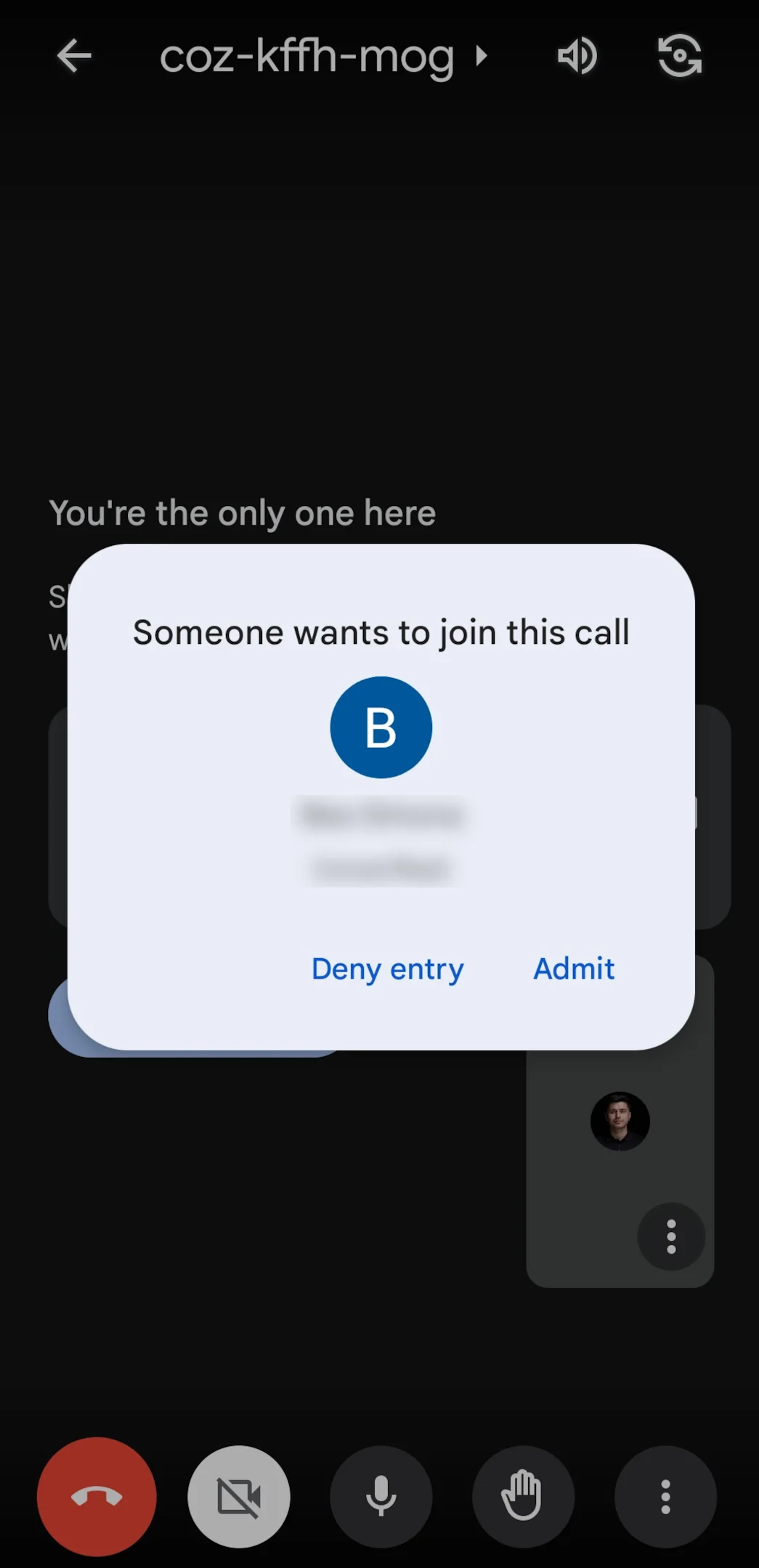 How to join a Google Meet Call on Mobile