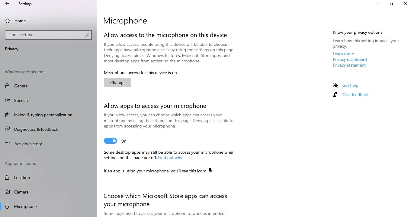 How to adjust microphone volume