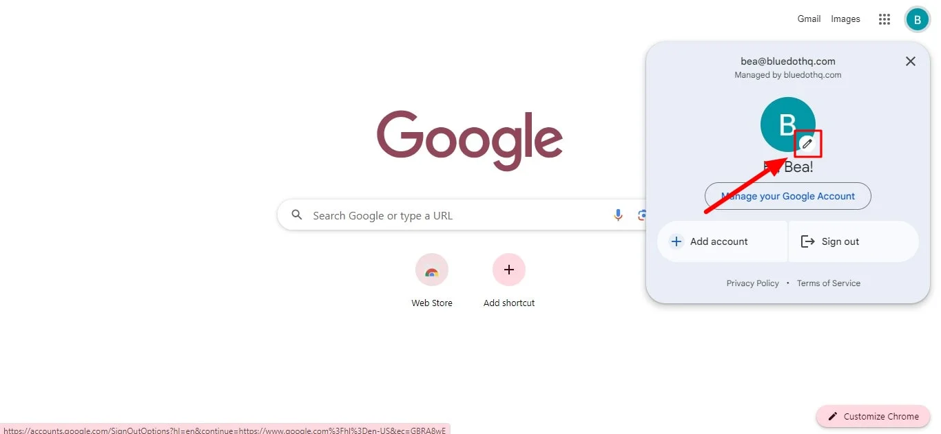 How to change Google profile picture on PC