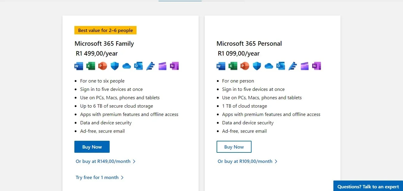 recording feature in free and paid versions of Microsoft Teams