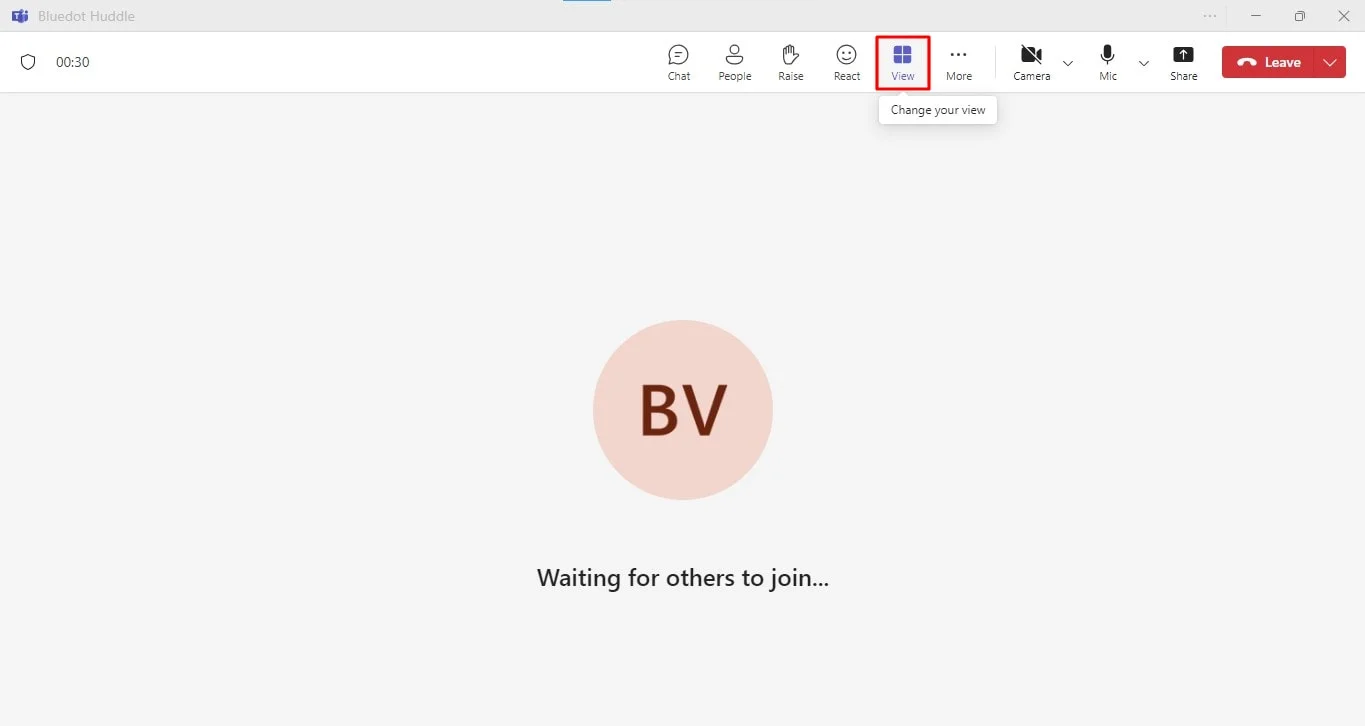 How to view participants on Microsoft Teams