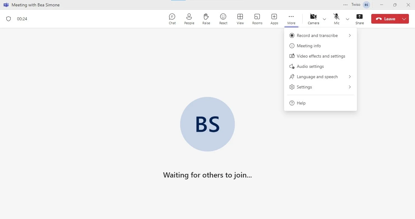 How to start meeting recording in Microsoft Teams