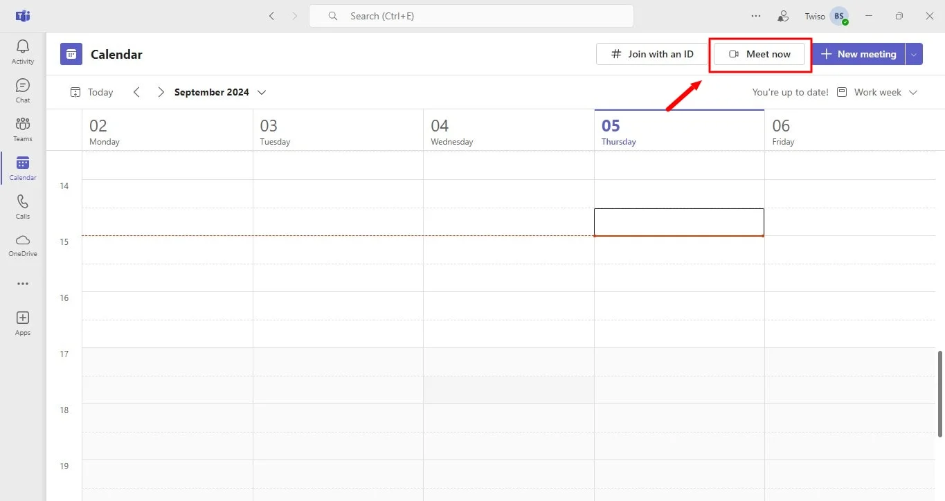 How to schedule a solo meeting in Microsoft Teams