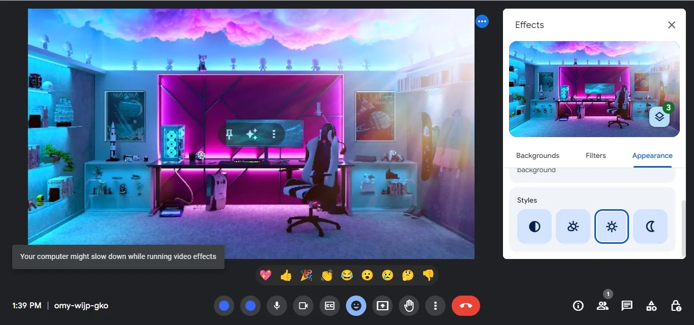 Low-quality audio and video in Google Meet