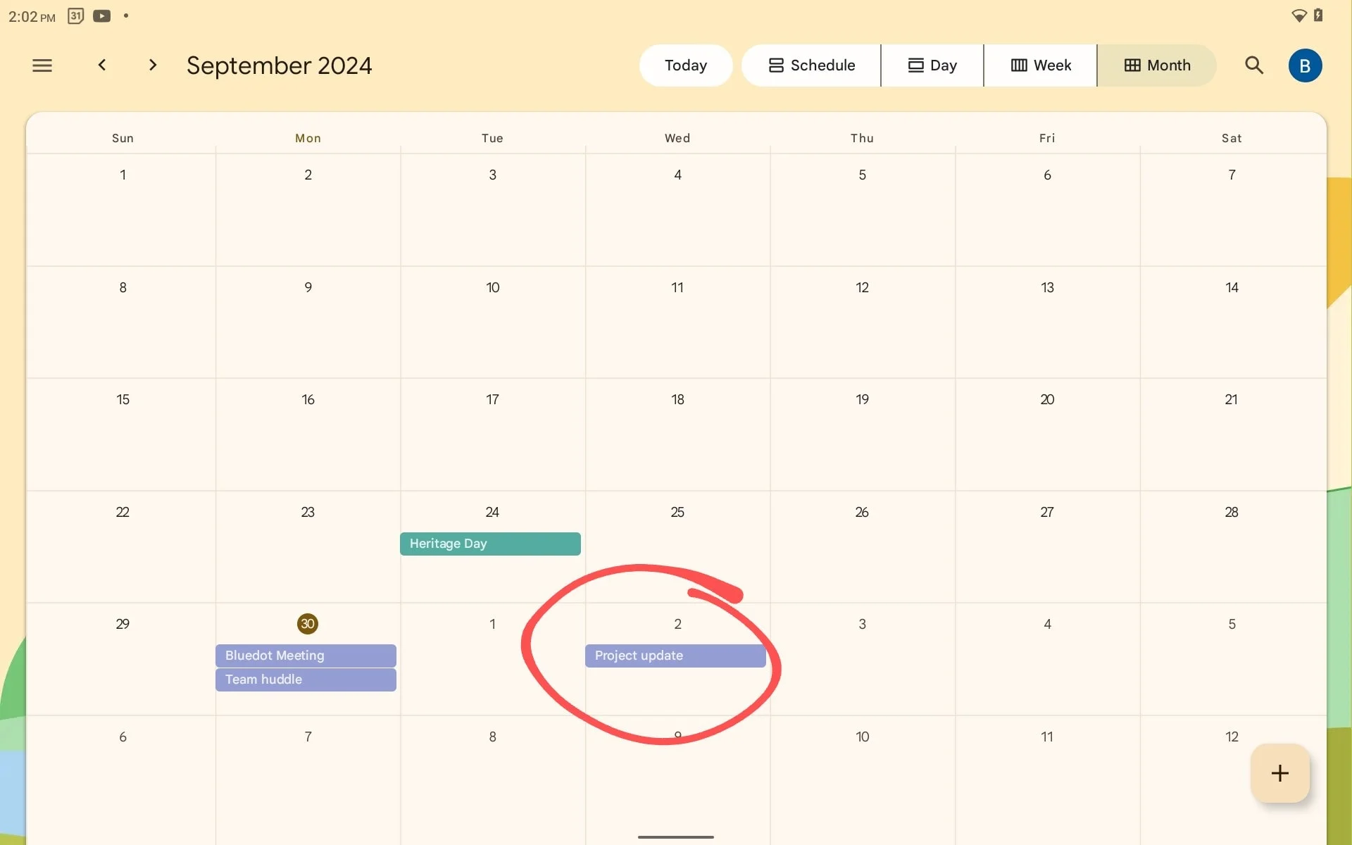 How to change Google Calendar colors