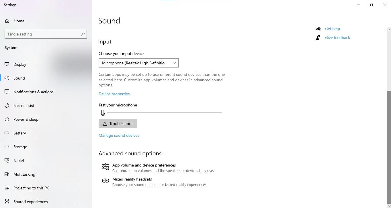 How to check microphone properties