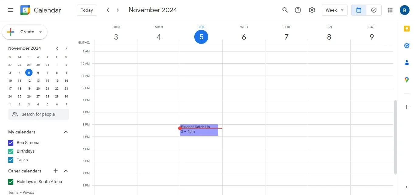 how to open an invite in Google Calendar