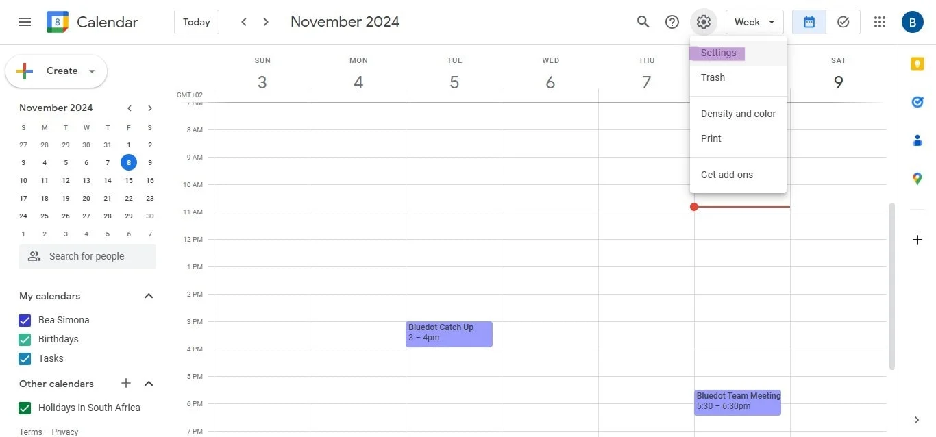 How to allow Notion to access Google Calendar