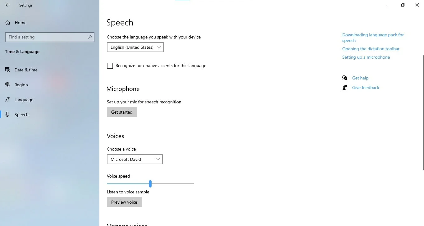 How to start voice typing in Windows