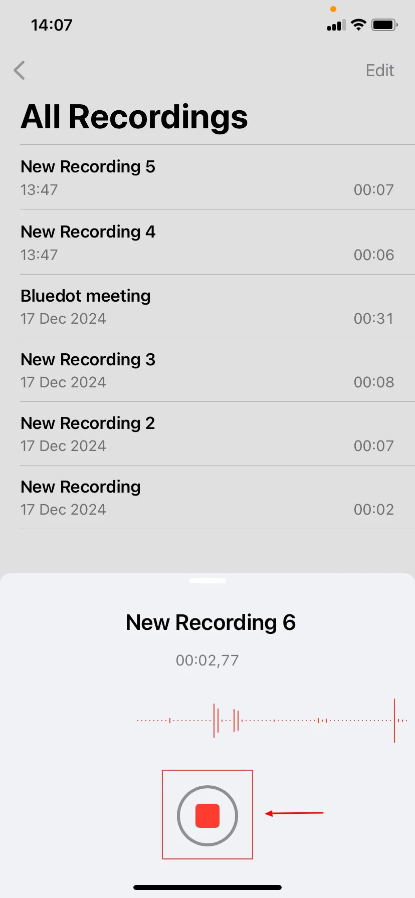 How to stop call recording on iPhone