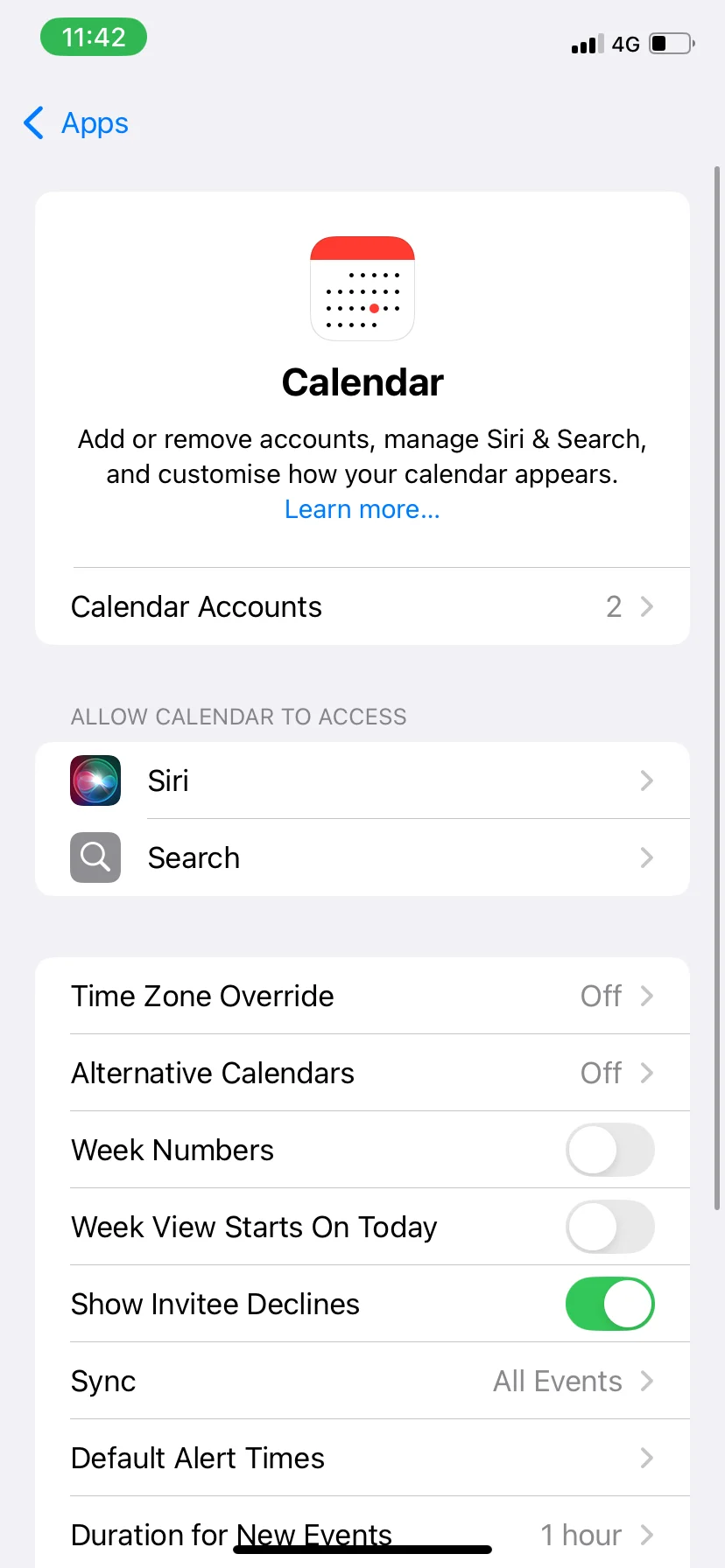 how to customize Google Calendar Sync