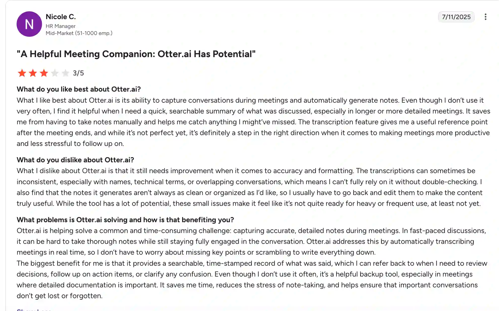 Otter.ai Reviews