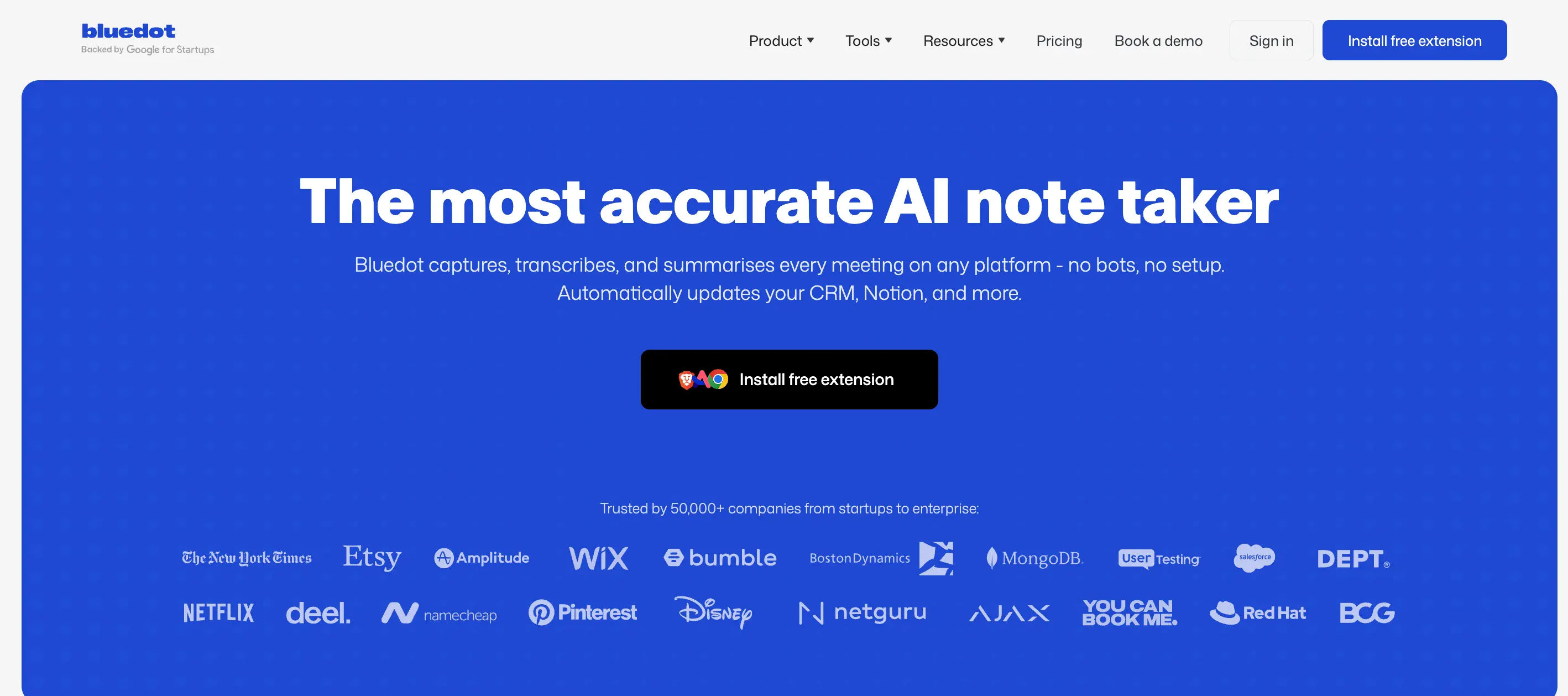 The most accurate AI note taker