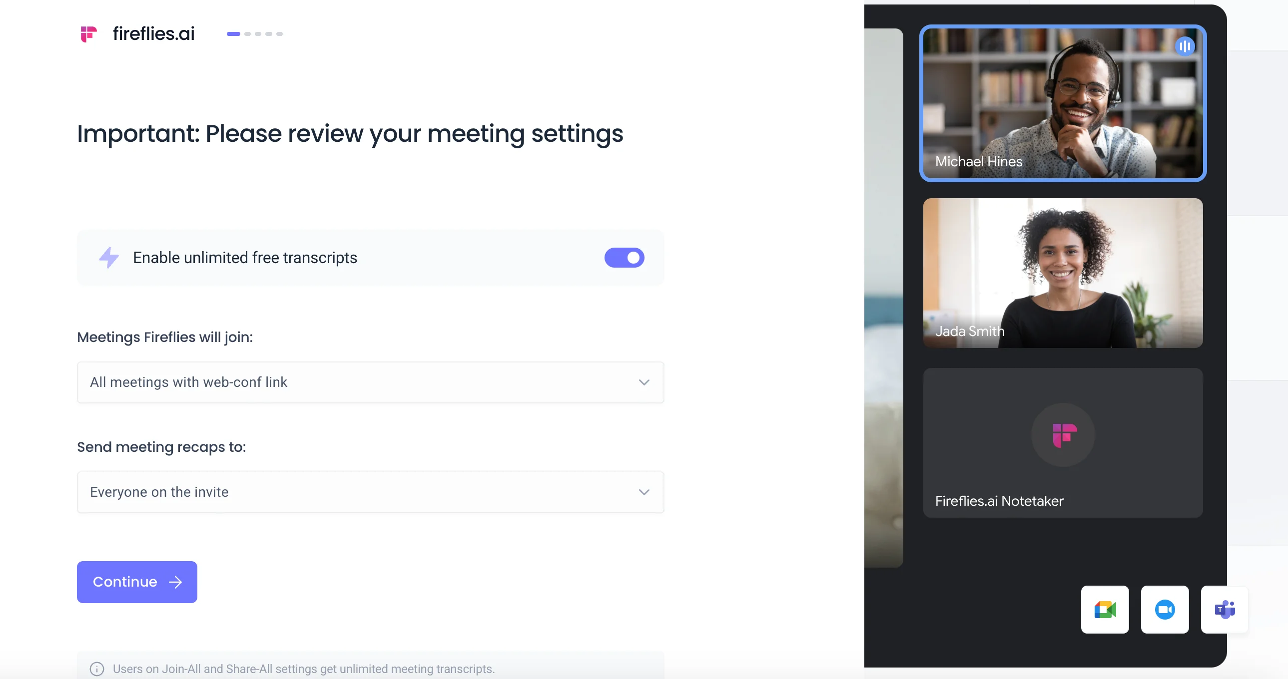 Fireflies AI Meeting Assistant