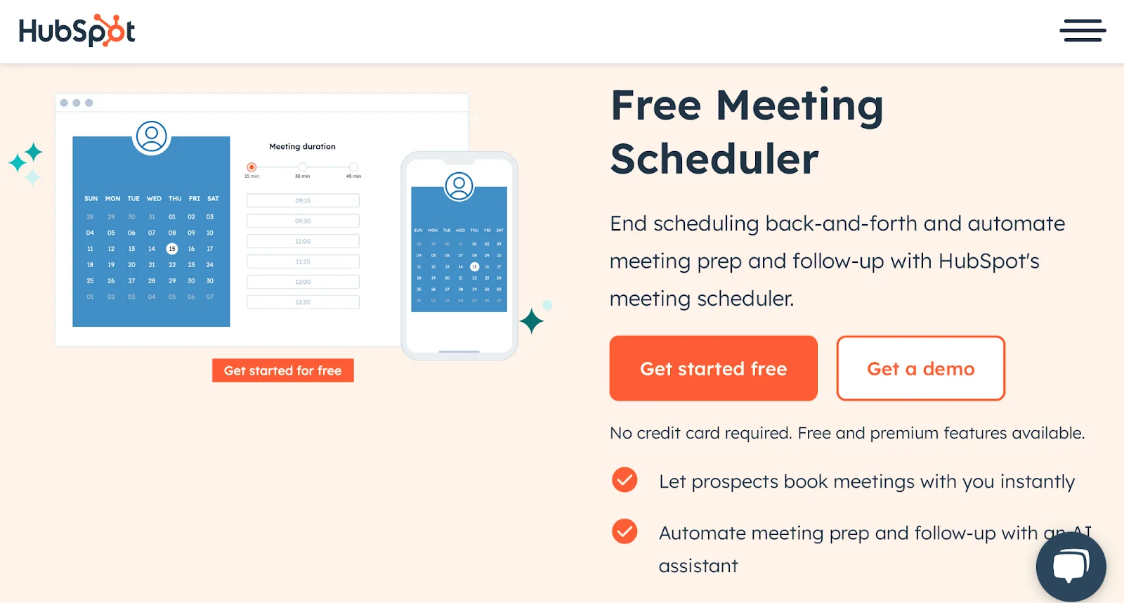 HubSpot Meeting Scheduler