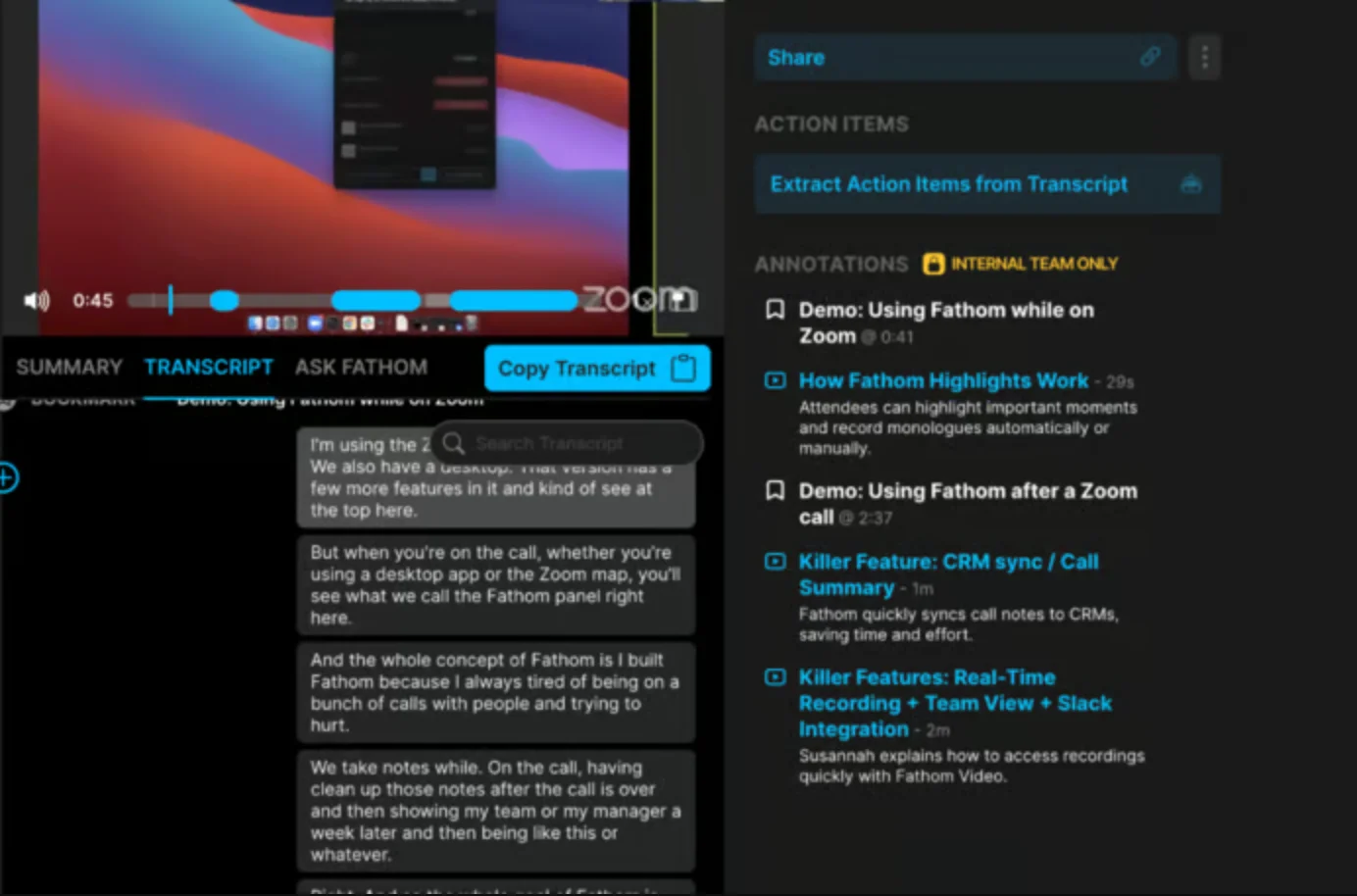 Getting started with Fathom