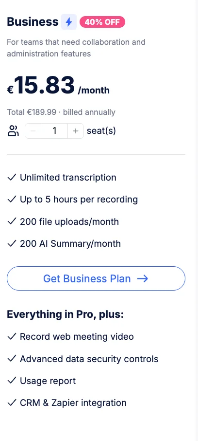 Notta AI Business Plan