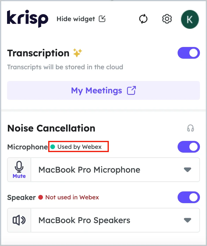 Krisp Across Platforms