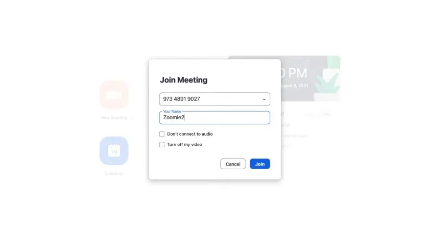 How to use a Zoom meeting ID or Passcode