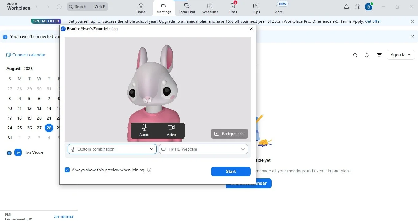 How to join a test Zoom meeting