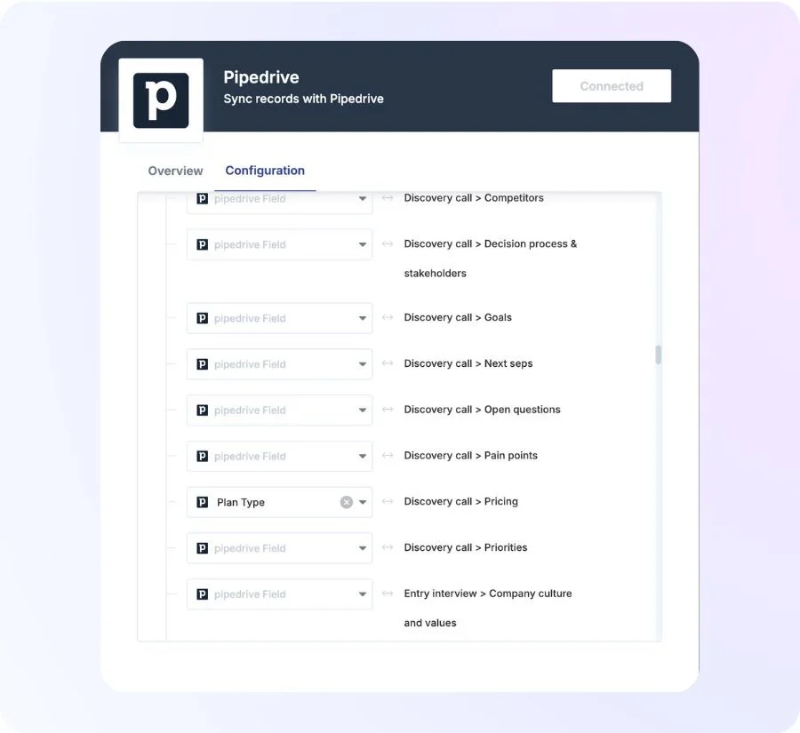 tl;dv Integration with CRM & Workflow