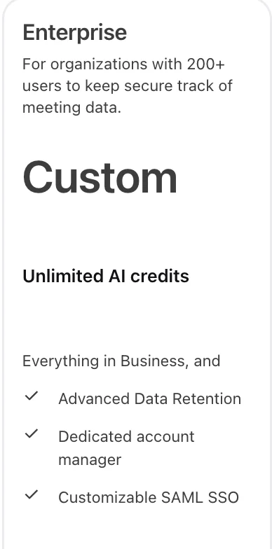 Tactiq Enterprise Plan