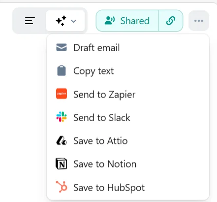 Granola integrations