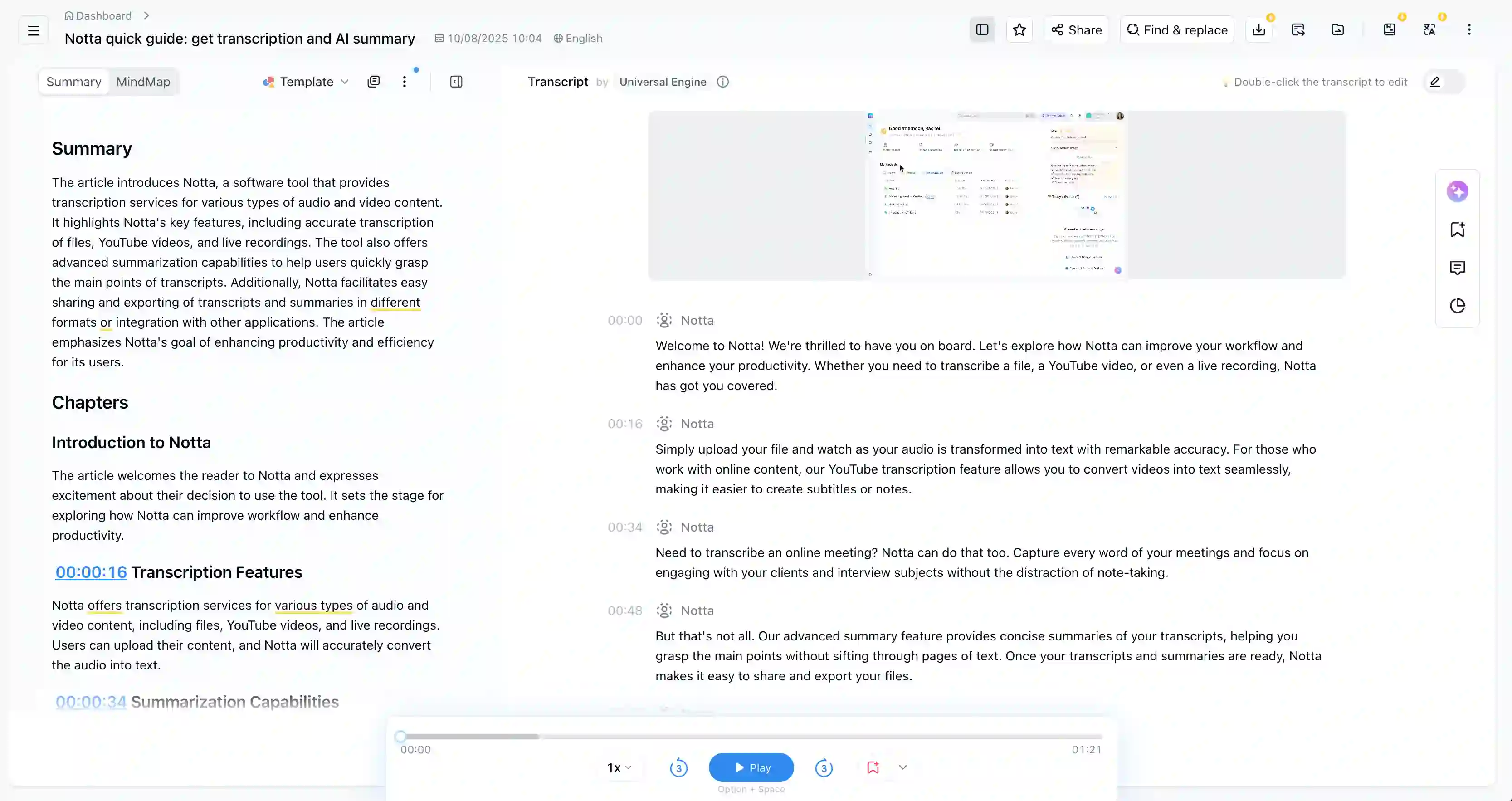 How Does Notta.ai Work