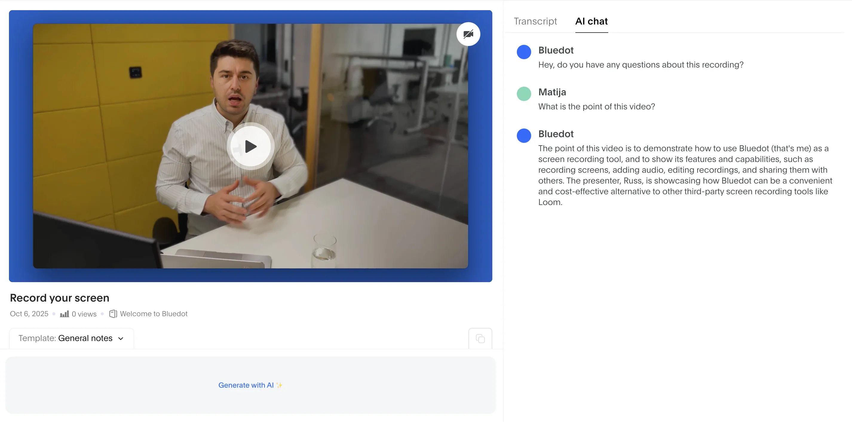 Bluedot Pros and Cons
