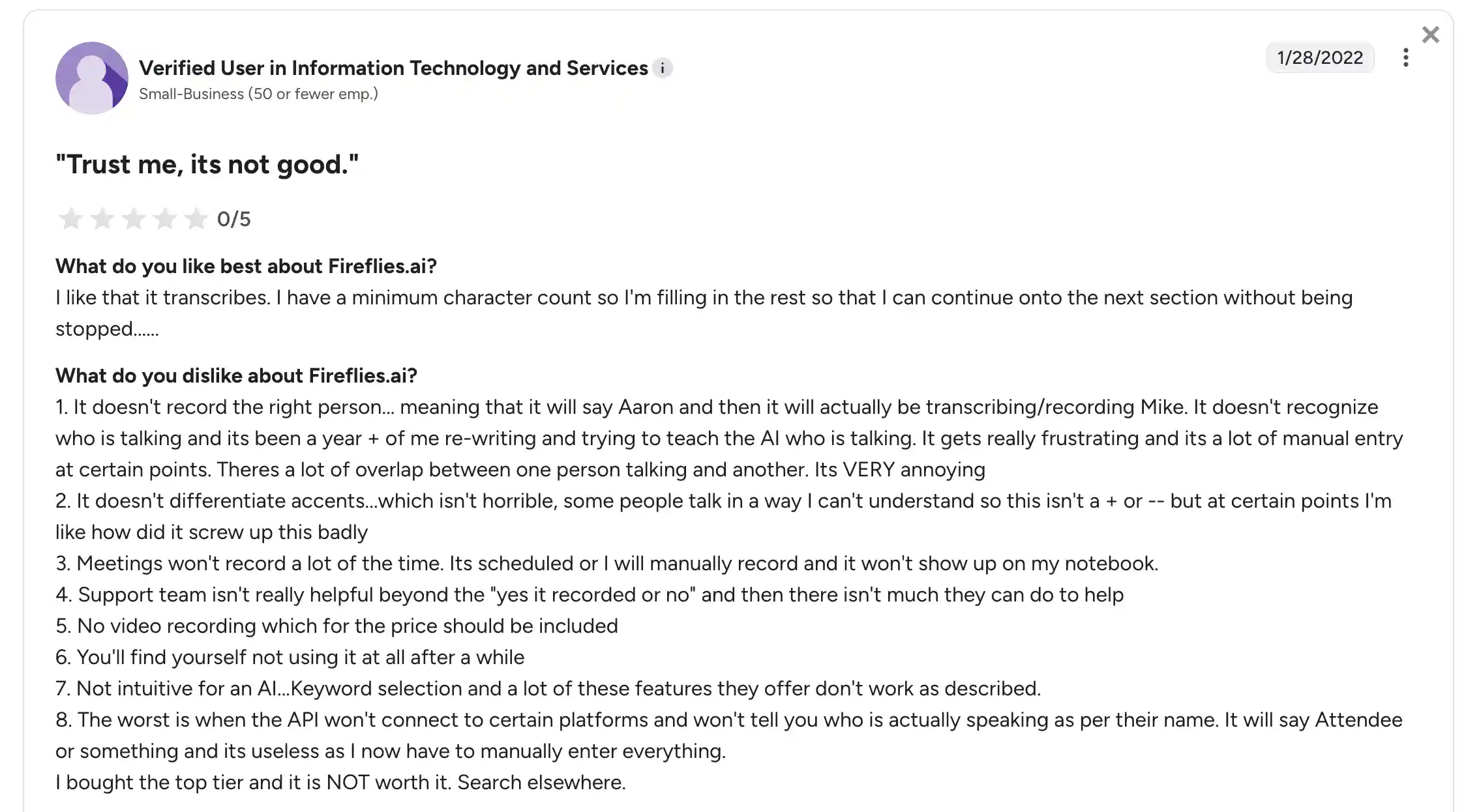 Fireflies transcription