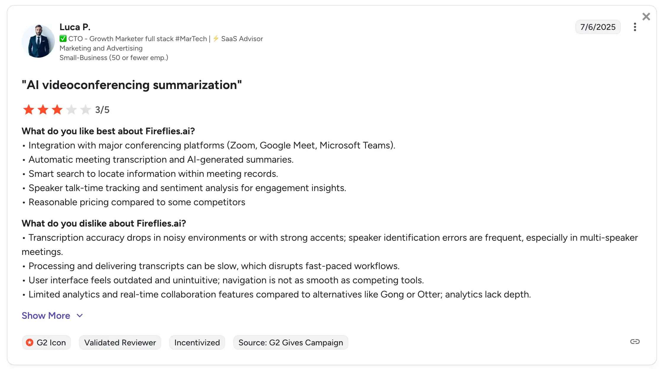 Fireflies.ai transcription accuracy