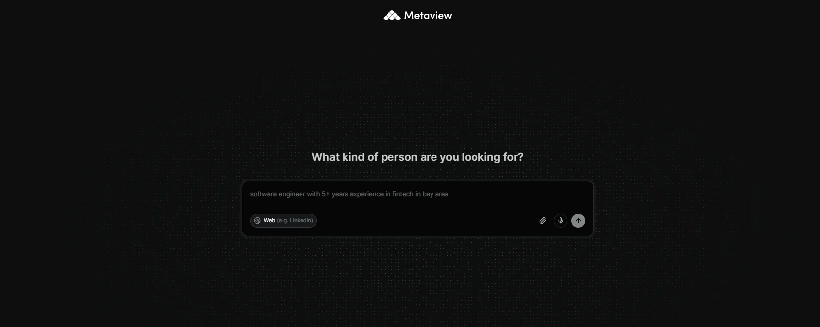 Metaview AI Sourcing