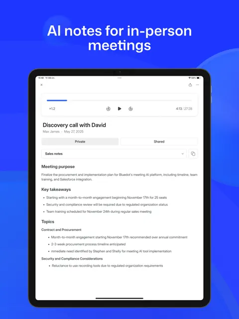 the best AI note taker for construction meetings