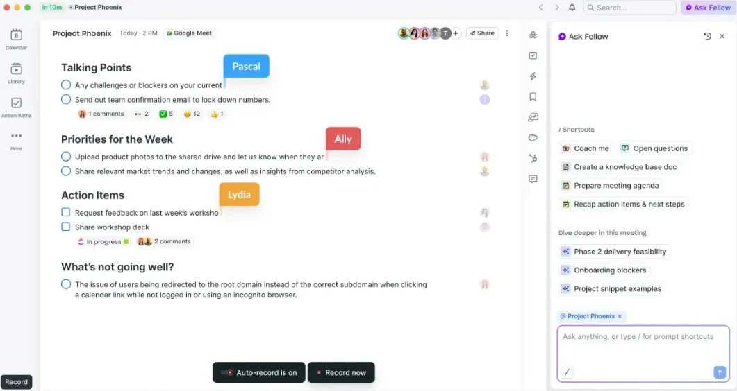 AI note taker for teams that need admin control