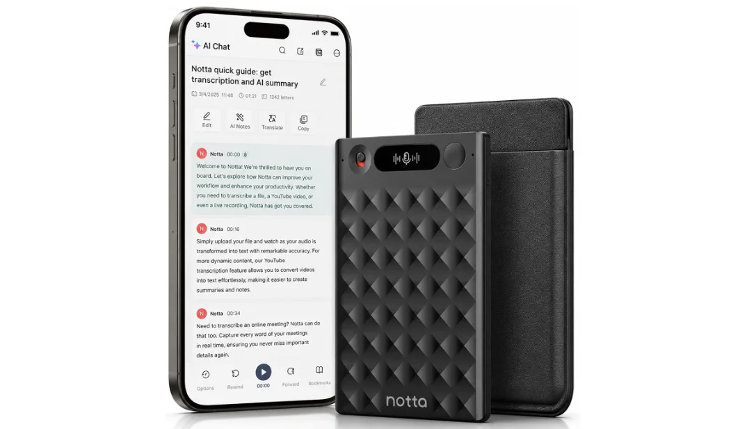 Key features of the Notta mobile App