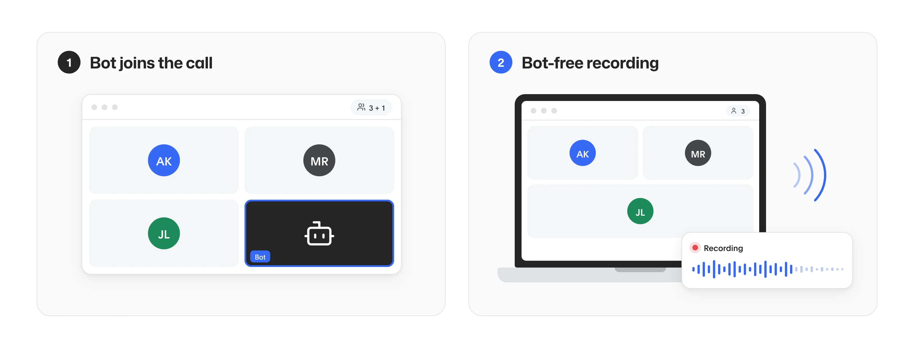 How AI note takers record Google Meet