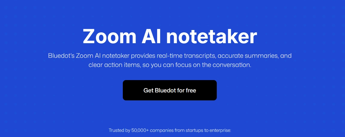 best Zoom AI notetaker