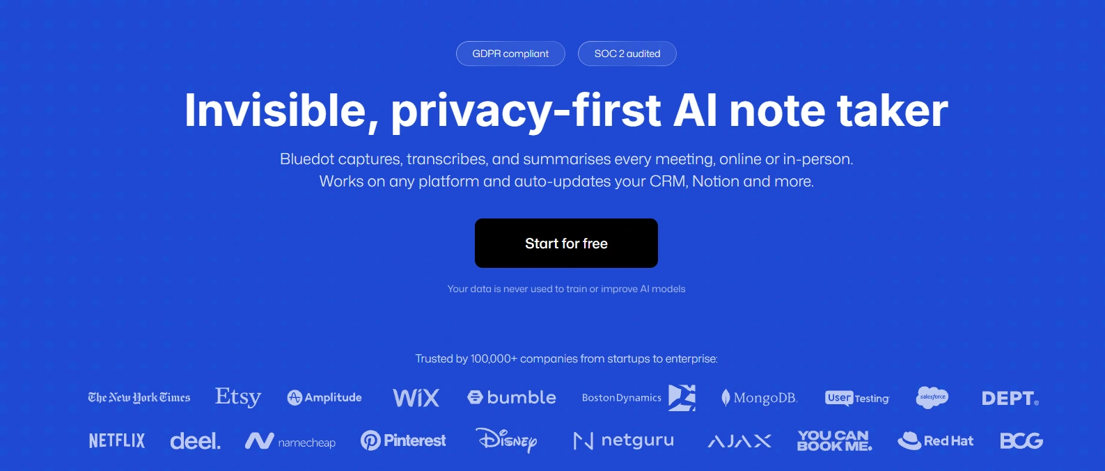 best bot-free AI note taker