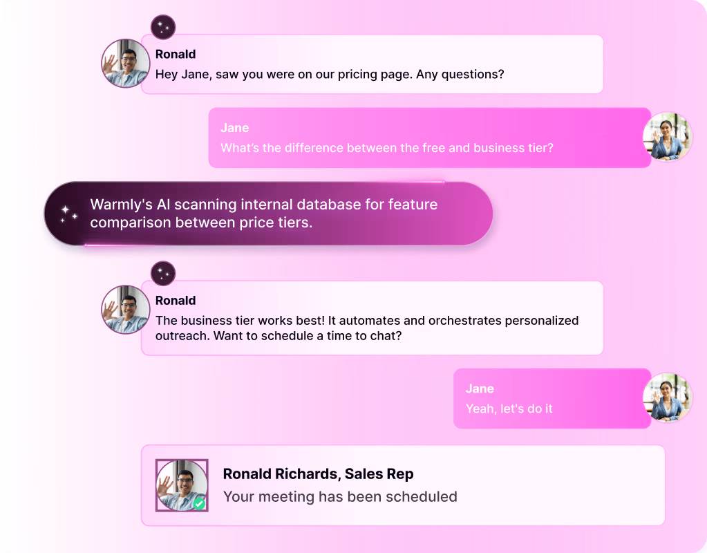 Autonomous Chat - Book meetings when you're sleeping