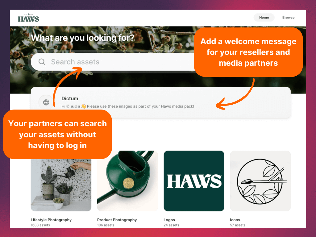 Haws portals in Dash