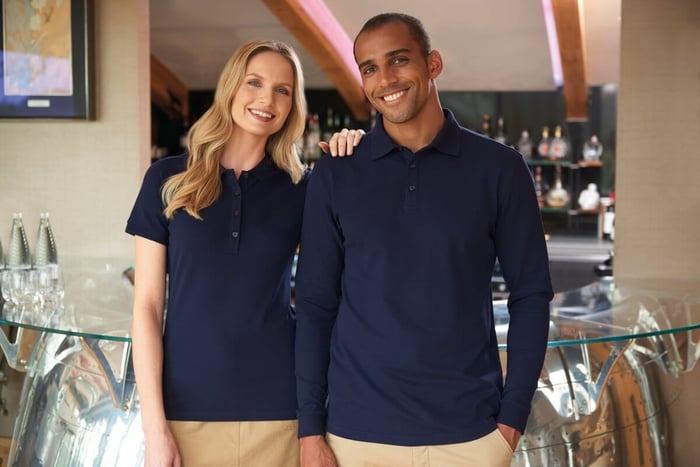 Premium Cotton Polo Double - Navy - Medium (1)