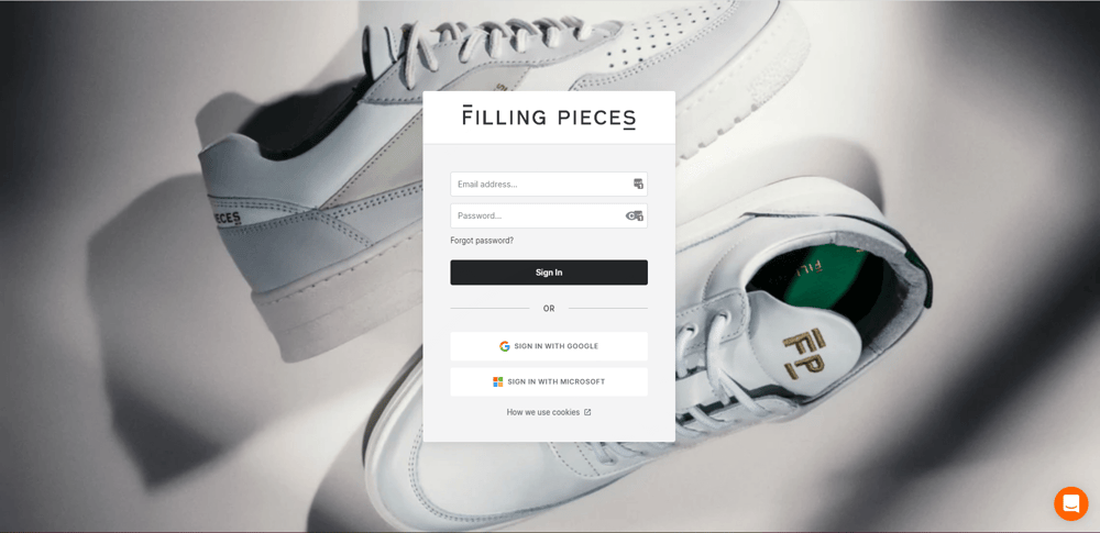 Filling Pieces Dash login 